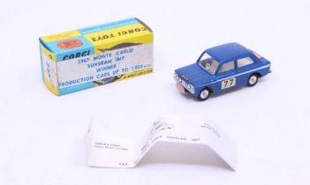 Corgi: A boxed Corgi Toys, 1967 Monte Carlo Sunbeam Imp Winner Production Cars up to 1000 c.c.,