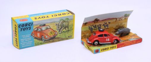 Corgi: A boxed Corgi Toys, Volkswagen 1200 in East African Safari Trim, Reference No. 256.
