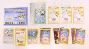 Pokemon: A collection of assorted sealed Pokemon Promotional Cards to include: Neo Genesis Marill