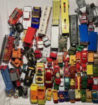 Diecast: A collection of assorted diecast vehicles to include: Matchbox, Corgi etc. In playworn