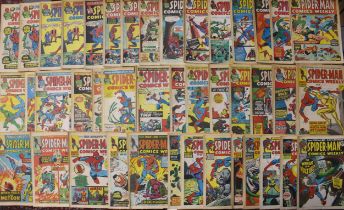 Comics: A collection of assorted English comics to include: Spider-Man Comics Weekly #1 (2), #2 (2),