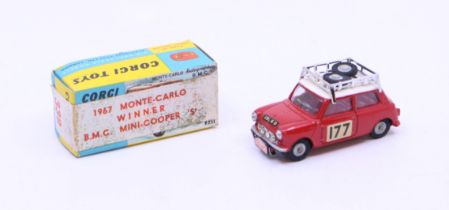 Corgi: A boxed Corgi Toys, 1967 Monte-Carlo Winner B.M.C. Mini-Cooper 'S', Reference No. 339.