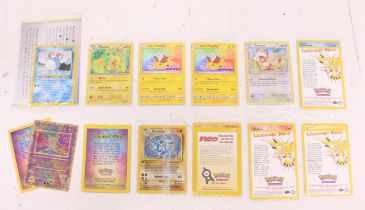 Pokemon: A collection of assorted sealed Pokemon Promotional Cards to include: Neo Genesis Marill