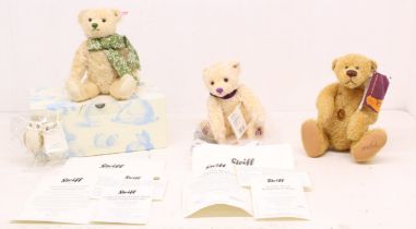 Steiff: A boxed Steiff Edelweiss Teddy Bear Steiff Gallery 2014, 673788, Limited Edition 54 of 1500.