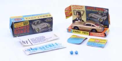 Corgi: A boxed Corgi Toys, James Bond 007 Aston Martin DB5, Reference No. 261. Original box with