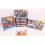 Aircraft: A collection of assorted boxed Wings of Glory and various boxed helicopters and more.