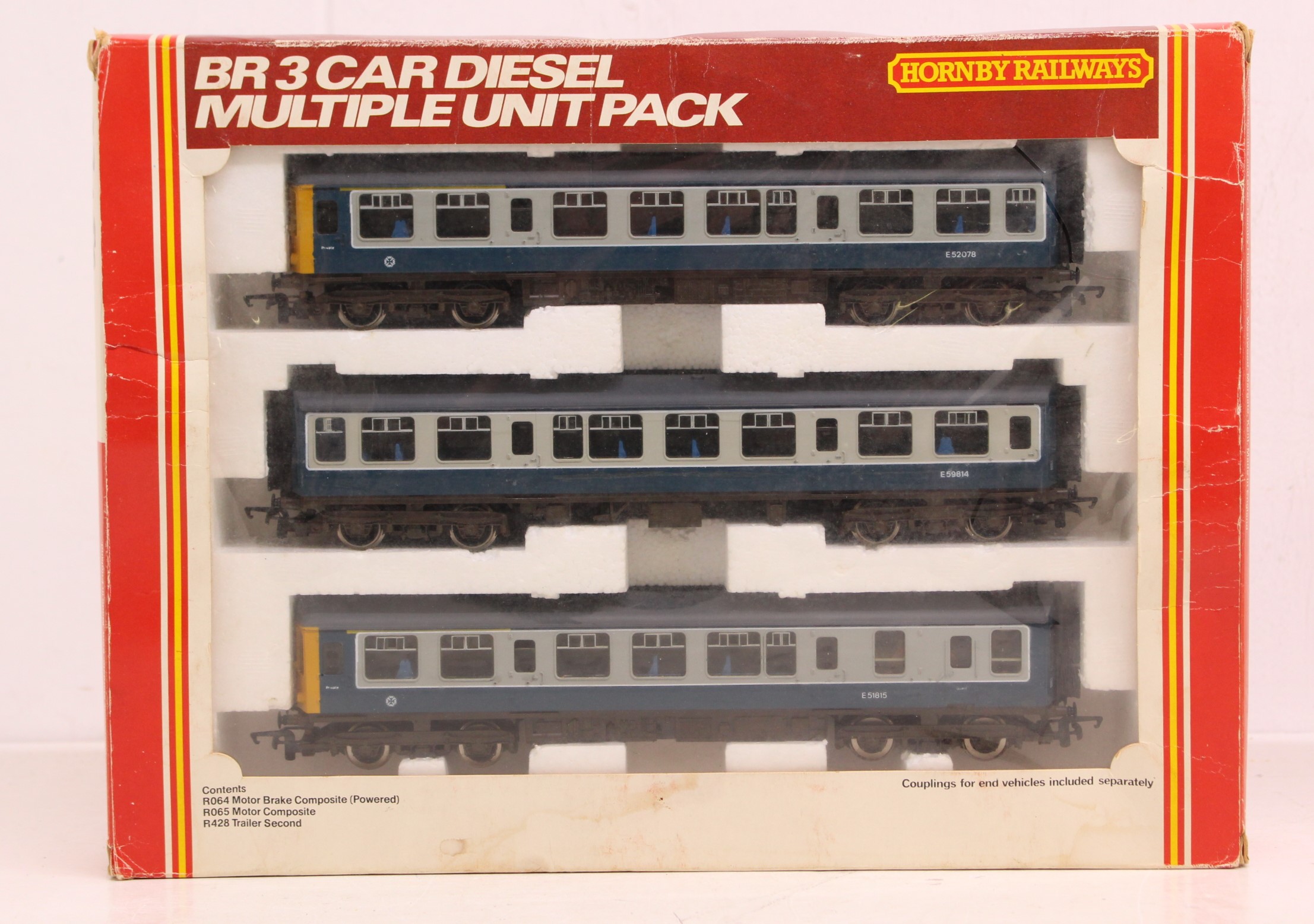 Hornby: A boxed Hornby Railways, OO Gauge, BR 3 Car Diesel Multiple Unit Pack, Reference R403; and - Image 2 of 3