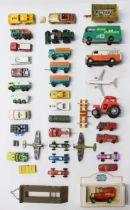 Diecast: A collection of assorted unboxed playworn diecast vehicles to include: Matchbox, Corgi,