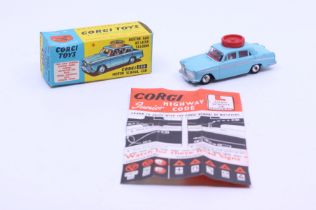 Corgi: A boxed Corgi Toys, Austin A60 De Luxe Saloon, Corgi Motor School Car, Reference No. 236.