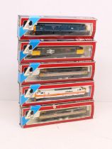 Lima: A collection of five boxed Lima diesel locomotives to comprise: 205123, 205130P, 205124,