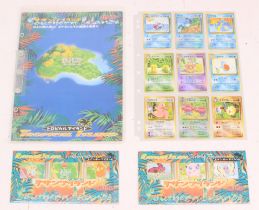 Pokemon: A part-complete Pokemon Japanese Southern Islands (サザンアイランド) Set, comprising 15/18 cards,
