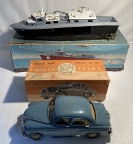 Victory Industries: A boxed Vauxhall Velox good condition with damage to chassis at rear, and a