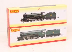 Hornby: A pair of Hornby boxed OO Gauge locomotives to comprise: BR (Early) Class B17/6 Gilwell Park