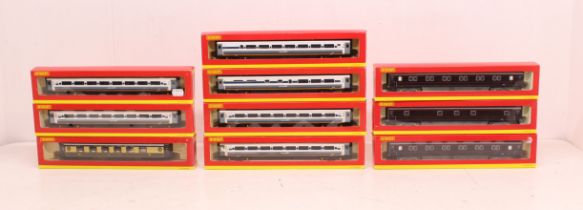 Hornby: A collection of ten boxed Hornby Railways, OO Gauge, coaches to comprise: R223, R4213A (