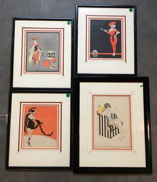 A collection of four Stanley A. King prints (4)