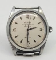 A Rolex Oyster Perpetual Air King Precision stainless steel gentleman's automatic wrist watch, c.
