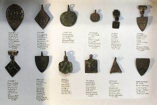 Collection on Medieval Horse Pendants, Please See Pictures for further information and scale.