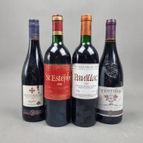 4 Bottles of Premium Supermarket selected Reds to include: Ventoux 2020, Pauillac 1985 Vintage