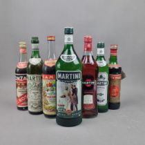 7 Bottles Martini/Vermouth including 150cl Martini Extra Dry