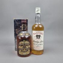 2 Bottles Blended Whisky to include: Baxter's Barley Bree Scotch Whisky 1980's 75cl  Chivas Regal 12