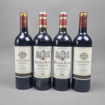 4 Bottles Bordeaux to include: 2 Bottles Calvet Prestige de Calvet 2011 Bordeaux 2 Bottles Chateau