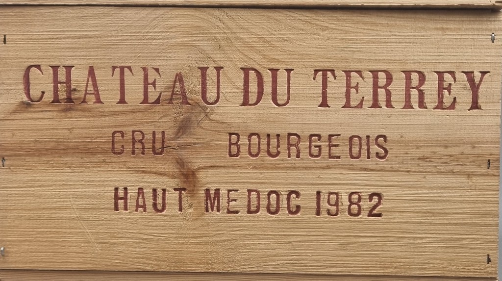 Chateau du Terrey 1982 Haut-Medoc 6 Bottles in Original Wooden Crate - Bild 2 aus 2