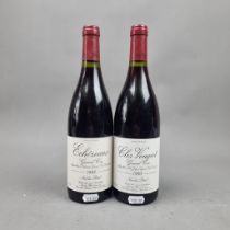 2 Bottles Nicolas Potel Red wines to include: Nicolas Potel 1998 Clos Vougeot Grand Cru, Nicolas
