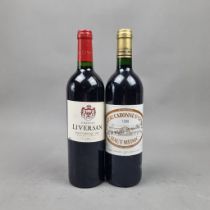2 Bottles of Haut-Medoc to include: Chateau Caronne Ste Gemme 1998 Haut-Medoc, Chateau Liversan 2007