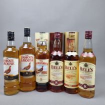 6 Bottles Blended Whisky to include: 2 Famous Grouse and 2 Bell's 8 Year Old