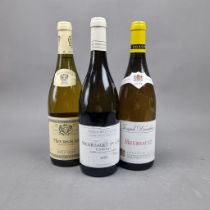 3 Bottles Meursault to include: Louis Jadot 2004 Meursault, Maison Du Tastelune 2009 Meursault