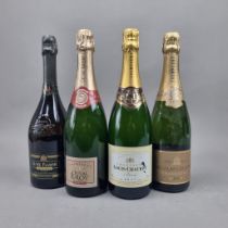 4 Bottles Sparkling Wine to include: Louis Chaurey NV Brut Champagne, Nicolas Courtin 2013