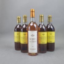 5 Bottles Sweet Wine to include: 4 Bottles Premieres Cotes de Bordeaux and 1 Bottle Aureus de