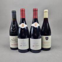 Selection of 4 Red to include: Terrasses Des Safres 2005 Gigondas, 2 Bottles Saint Chinian 2005