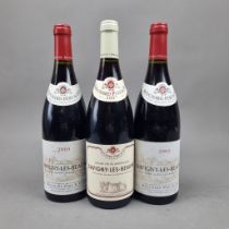 3 Bottles Bouchard Red Wine to include: Bouchard Pere & Fils 2007 Savigny Les Beaune, Bouchard