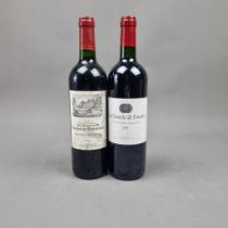 2 Bottles Saint Emilion to include: La Closerie De Fourtet Saint-Emilion Grand Cru 2004, Edmond De