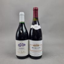 2 Bottles Morgon to include:Pierre Baltien 2009 Morgon, Les Vignerons du Prieure 1996 Morgon