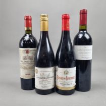 4 Bottles Red to include: Cellier des Dauphines Coteaux des Baronnes, Calvet 2011 Roc Saint-Gilles