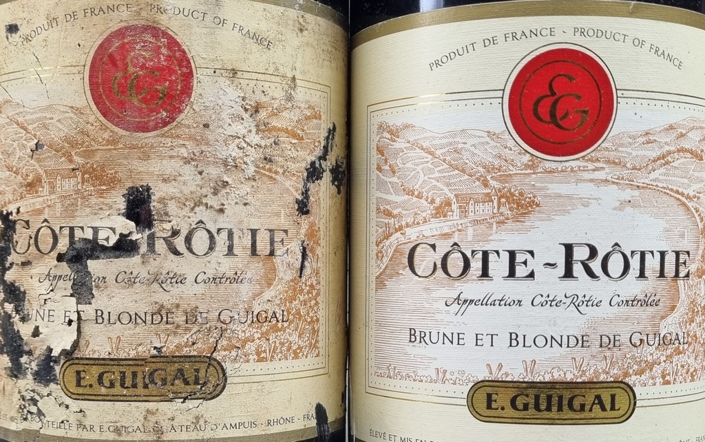 2 Bottles E.Guigal Brune and Blonde 2008 Cote Rotie (Please note damage to label) - Bild 2 aus 2