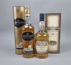 2 Bottles Whisky to include: Glengoyne 10 Year Old 1980's - 75cl (Please note slight damage to