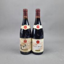 2 Bottles E.Guigal Brune and Blonde 2008 Cote Rotie (Please note damage to label)