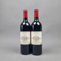 2 Bottles Chateau Haut-Bages Averous, 2001 Pauillac