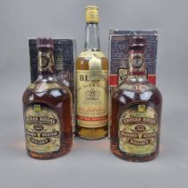 3 Bottles Blended Whisky to include: Chivas Regal 12 1970's 26.4 Fl Oz/75cl - 43%/75 Proof, Chivas