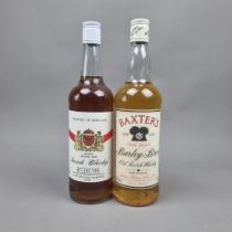 2 Bottles Blended Whisky to include: James Williams (Narberth) Finest Choice Old Scotch Whisky Circa