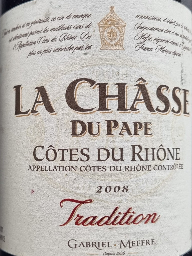 4 Bottles Cotes du Rhone to include: Tradition La Chasse Du Pape 2007 Cotes-Du-Rhone, Paul - Bild 4 aus 5