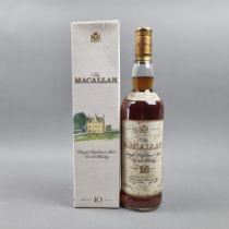 Macallan 10 Year Old 1990's (Please note slight marks to label/box) Whisky