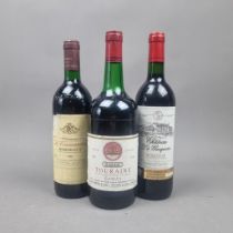 3 Bottles French Red to include: Chateau la Commanderie 1986 Bordeaux, Chateau la Gasquerie 2004