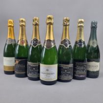 7 Bottles of NV Champagnes selected for Supermarkets including Louis Chaurey NV Champagne