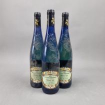 3 Bottles Pieroth Blue Burg Layer 2014 Schlosskapelle Kabinett Nahe