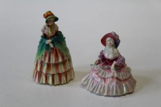 Two early Royal Doulton porcelain figures of ladies, comprising Evelyn HN1622 and A Victorian Lady
