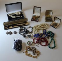 A collection of jewellery and collectables. Featuring three 19th century micro mosaic brooches, a